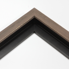 This simple, canvas floater frame features rustic wood with a light wash. The natural grain shows through the thin, mid-brown varnish, giving the frame a soft, antiqued appearance.

3/4 " wide: ideal for small and medium-size images.  Whether photography or paintings, rural scenes and simple images will look striking in this frame.